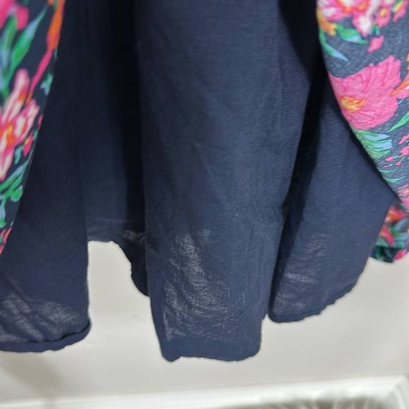 J. Crew Factory Floral Smocked Tiered Midi Dress XS - Picture 7 of 12